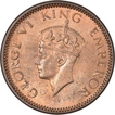 Bronze One Twelfth Anna Coin of King George VI of Bombay Mint of 1941.