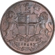 Copper One Quarter Anna Coin of East India Company of Royal Mint of 1858.