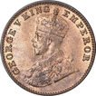 Bronze One Quarter Anna Coin of King George V of Bombay Mint of 1926.