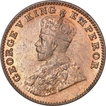 Bronze One Quarter Anna Coin of King George V of Bombay Mint of 1927.