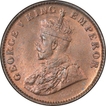 Bronze One Quarter Anna Coin of King George V of Calcutta Mint of 1930.