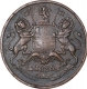 Copper Half Anna Coin of East India Company of Madras Mint of 1835.