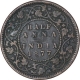 Copper Half Anna Coin of Victoria Empress of Calcutta Mint of 1877.