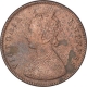 Copper Half Anna Coin of Victoria Empress of Bombay Mint of 1877.