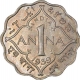 Cupro Nickel One Anna Coin of King George VI of Bombay Mint of 1939.