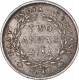 Silver Two Annas Coin of Victoria Queen of Calcutta Mint of 1841.