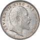 Silver Two Annas Coin of King Edward VII of Calcutta Mint of 1906.