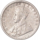 Silver Two Annas Coin of King George V of Calcutta Mint of 1913.