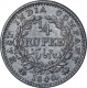 Silver Quarter Rupee of Victoria Queen of Bombay Mint of 1840.