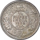 Silver Quarter Rupee Coin of King George V of Calcutta Mint of 1926.