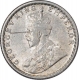 Silver Quarter Rupee Coin of King George V of Calcutta Mint of 1926.