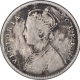 Silver Half Rupee MULE Coin of Victoria Queen of Calcutta Mint of 1862.