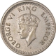 Silver Half Rupee Coin of King George VI of Bombay Mint of 1942.