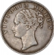 Silver One Rupee Coin of Victoria Queen of Madras Mint of 1840.