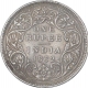 Silver One Rupee Coin of Victoria Queen of Bombay Mint of 1862.