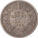 Silver One Rupee Coin of Victoria Empress of Calcutta Mint of 1882.