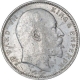 Silver One Rupee Coin of King George VII of Calcutta Mint of 1904.