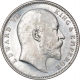 Silver One Rupee Coin of King Edward VII of Bombay Mint of 1906.