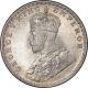 Silver One Rupee Coin of King George V of Calcutta Mint of 1919.