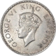 Silver One Rupee Coin of King George VI of Bombay Mint of 1940.