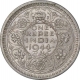 Silver One Rupee Coin of King George VI of Lahore Mint of 1944.