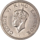 Nickel One Rupee of King George VI of Bombay Mint of 1947.