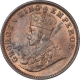 Bronze One Quarter Anna Coin of King George V of Calcutta Mint of 1919.