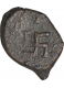 Copper Coin of Sagamana Chutukula of Andhra Region of Mahasenapatis of Kondapur.