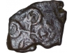 Copper Half Karshapana Coin of Ujjain Region.