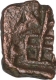 Copper Square Coin of Ujjaini Region of City State.