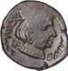 Silver Drachma Coin of Rudrasen II of Western Kshatrapas.