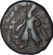 Copper Tetradrachm Coin of Vima Kadphises of Kushan Dynasty.