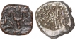 Silver and Copper Drachma Coins of Kumargupta I of Gupta Dynasty.