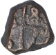 Copper One Third Falus of Ala al Din Ahmad Shah I of Bahamani Sultanate.