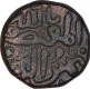 Copper Two Third Gani Coin of Sham al Din Muhammad Shah III of Bahamani Sultanate.