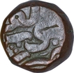 Copper Dam Coin of Akbar of Alwar Mint.
