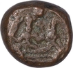 Copper Half Kasu Coin of Madurai Nayakas.