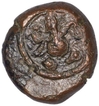 Copper Half  Kasu Coin of Madurai Nayakas.