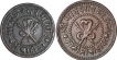 Copper Coins of Madho Rao of Gwalior State.