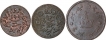 Copper Coins of Khengarji III of Kutch State.