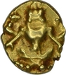 Gold Fanam of Krishnaraja Wodeyar III  of Mysore State.