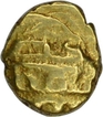 Gold Fanam of Krishnaraja Wodeyar III  of Mysore State.