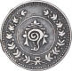 Silver One Fanam Coin of Rama Varma VI of Travancore State.