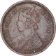 Copper One Twelfth Anna Coin of  Victoria Empress of Bombay Mint of 1884.