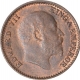 Copper One Twelfth Anna Coin of King Edward VII of Calcutta Mint of 1904.