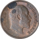 Bronze One Twelfth Anna Coin of King Edward VII of Calcutta Mint of 1908.