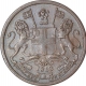 Copper Half Pice Coin of East India Company of Calcutta Mint of 1853.