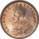 Bronze One Quarter Anna Coin of King George V of Calcutta Mint of 1913.