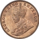 Bronze  One Quarter Anna Coin of King George V of Bombay Mint of 1924.