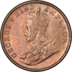 Bronze Quarter Anna Coin  of King George V of Calcutta Mint of 1929.